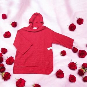 Old Navy Vibrant Red Hooded Sweater
